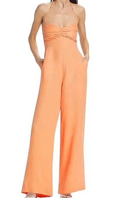 S/w/f Sweetheart Jumpsuit In Apricot In Orange
