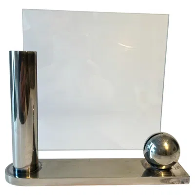 Pre-owned Swid Powell Italian Silver Plated Chrome Picture Frame By Richard Meier