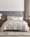 SWIFT HOME CLASSIC STRIPES PINTUCK 3-PC. COMFORTER SET, KING