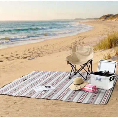Swift Home Coleman Oversized Portable Travel Blanket Water Resistant 80" X 80" For Indoor Outdoor Multi-use