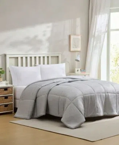 Swift Home Cooling Down Alternative Reversible Comforter Duvet Insert In Gray