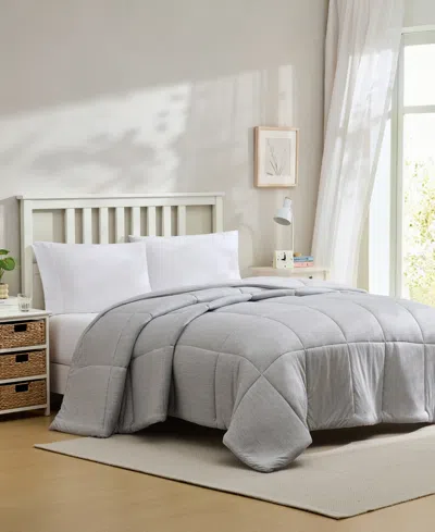 Swift Home Cooling Down Alternative Reversible Comforter Duvet Insert, Twin/twin Xl In Gray