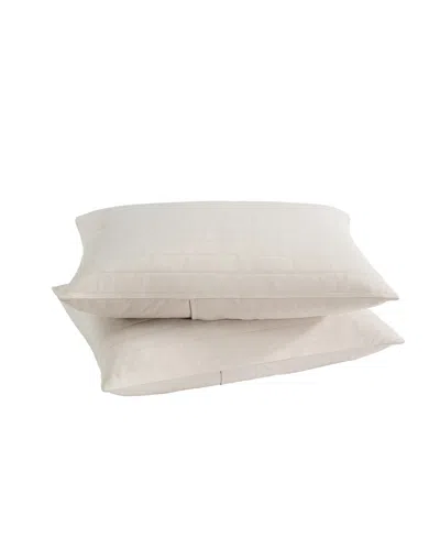 Swift Home Cooling Touch Down Alternative 2-piece King Shams Set, 20" X 36" In Brown