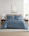 Swift Home Grid Plaid Reversible 5-pc. Comforter Set, Twin In Navy