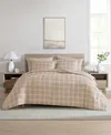 Swift Home Grid Plaid Reversible 7-pc. Comforter Set, Queen In Taupe