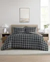 Swift Home Grid Plaid Reversible 7-pc. Comforter Set, Queen In Black