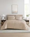 Swift Home Grid Plaid Reversible 7-pc. Comforter Set, Queen In Taupe