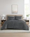 Swift Home Grid Plaid Reversible 7-pc. Comforter Set, Queen In Black