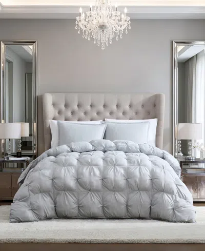 Swift Home Halston Puffer 3-piece Comforter Set, King/california King In Light Gray