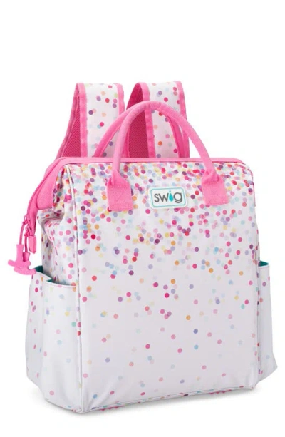 Swig Life Insulated Backpack Cooler In Confetti Multi
