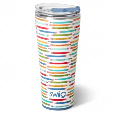 Swig Life Insulated Tumbler - 32 oz In Teacher Life In Multi