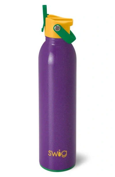 Swig Life Pardi Gras Flip Sip Bottle In Purple