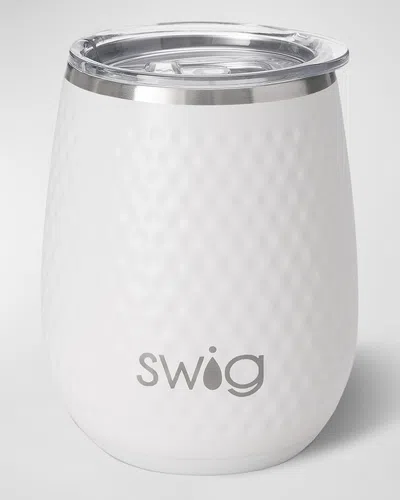 Swig Life Stainless Steel Wine Glasses, Set Of 4 In White