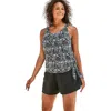 Swim 365 2-piece Blouson Swim Set In Multi