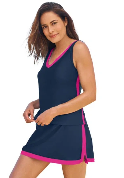 Swim 365 2-piece Swim Skirtini Set In Blue