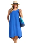Swim 365 Brrr° Cooling Sharktail Cover Up In Blue