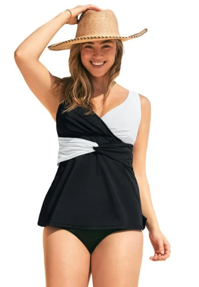 Swim 365 Cooling Tankini Top In Multi