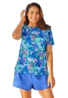 Swim 365 Cross-back Swim Tee In Multi