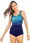 Swim 365 Empire-waist Swimsuit With Molded Bra In Multi