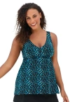 Swim 365 Flowy Tankini Top In Multi