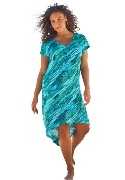 Swim 365 High-low Cover Up In Multi