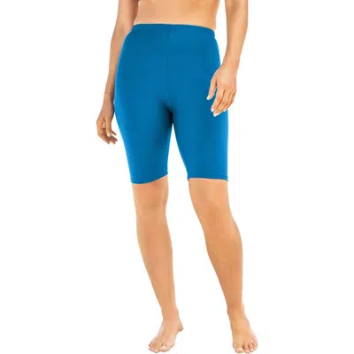 Swim 365 High-waist Swim Bike Short In Blue