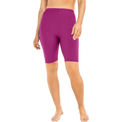 Swim 365 High-waist Swim Bike Short In Purple