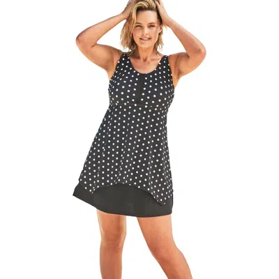 Swim 365 Longer-length Tankini Top In Black