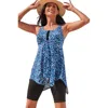 Swim 365 Longer-length Tankini Top In Multi