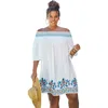 Swim 365 Off-the-shoulder Cover Up In White