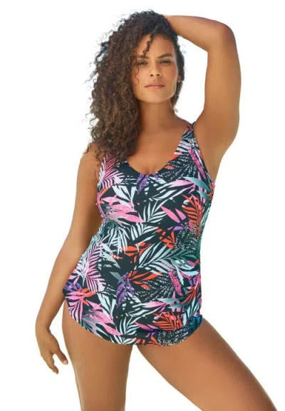 Swim 365 Sarong Swimsuit In Blue
