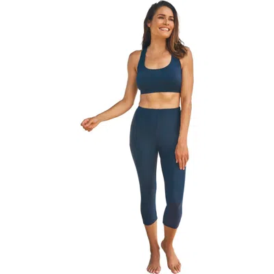 Swim 365 Scoop Neck Swim Bra In Blue