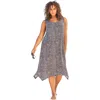 Swim 365 Sharktail Beach Cover Up In Multi