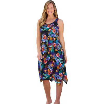 Swim 365 Sharktail Beach Cover Up In Multi