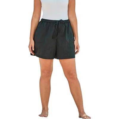 Swim 365 Taslon® Cover Up Bottom With Elastic Waist In Blue