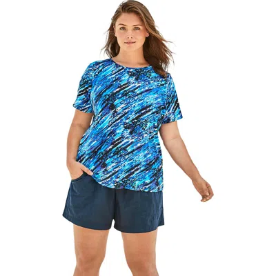 Swim 365 The Swim Tee In Blue