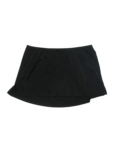 Pre-owned Swim By Cacique Active Skort In Black