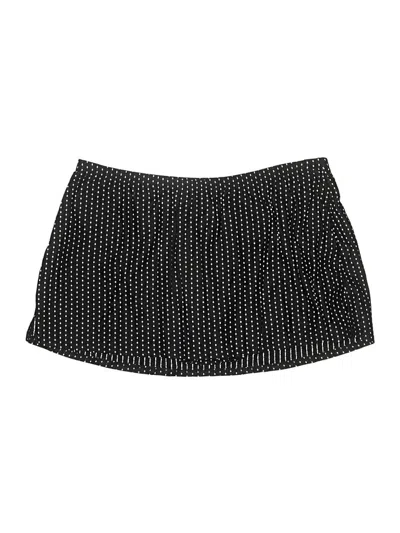 Pre-owned Swim By Cacique Casual Skirt In Black