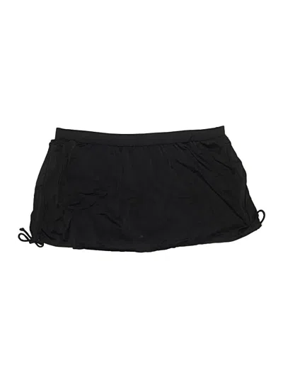 Pre-owned Swim By Cacique Swimsuit Bottoms In Black