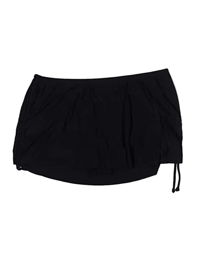 Pre-owned Swim By Cacique Swimsuit Bottoms In Black