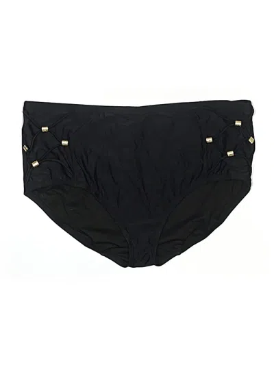 Pre-owned Swim By Cacique Swimsuit Bottoms In Black