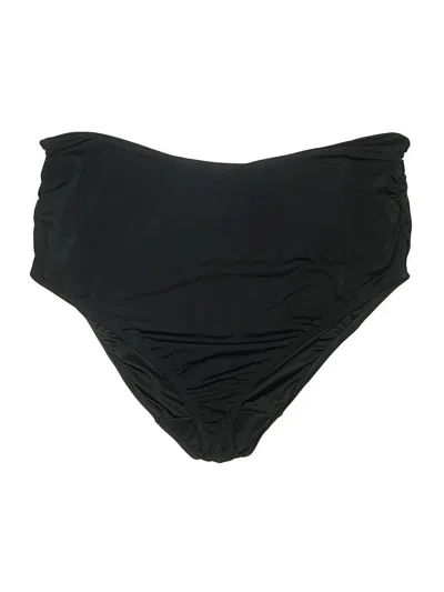 Pre-owned Swim By Cacique Swimsuit Bottoms In Black