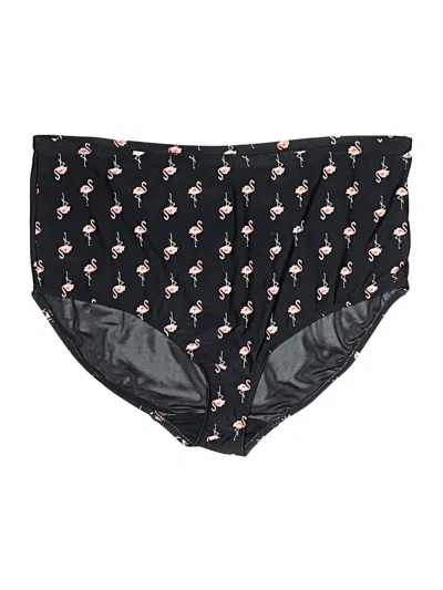 Pre-owned Swim By Cacique Swimsuit Bottoms In Black
