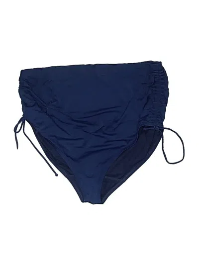 Pre-owned Swim By Cacique Swimsuit Bottoms In Blue