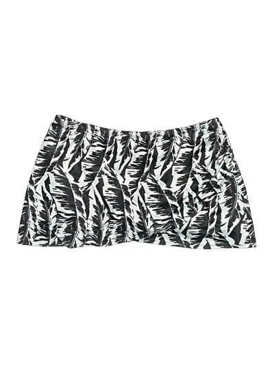 Pre-owned Swim By Cacique Swimsuit Bottoms In Gray