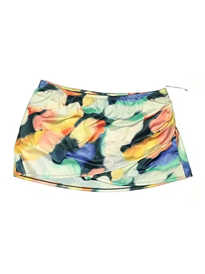 Pre-owned Swim By Cacique Swimsuit Bottoms In Green