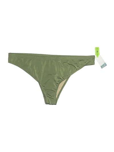 Pre-owned Swim By Cacique Swimsuit Bottoms In Green