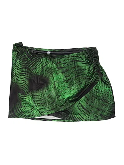 Pre-owned Swim By Cacique Swimsuit Bottoms In Green