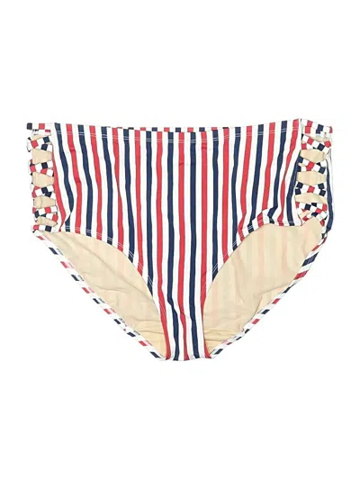 Pre-owned Swim By Cacique Swimsuit Bottoms In Ivory