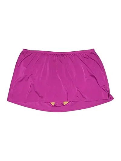 Pre-owned Swim By Cacique Swimsuit Bottoms In Purple
